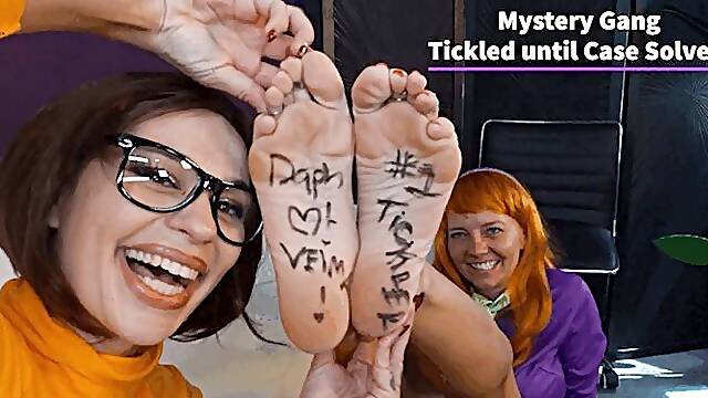The Case of the Ticklish Soles! (Foot Tickling) ft Goddess Fina & Miss Marilyn J