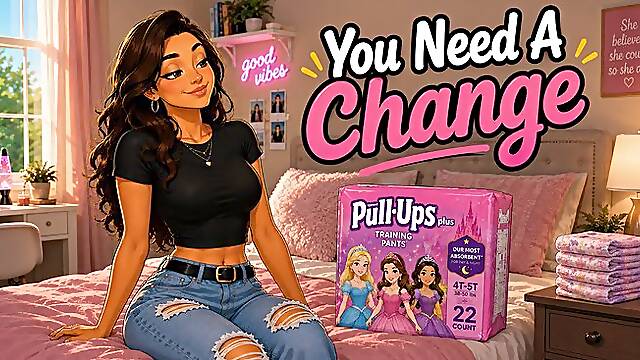 Your Girlfriends Bestie Changes Your Diaper! | ABDL Scenario
