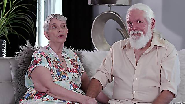 Granny Bonnie Nilsen loves to be fucked by her mature husband