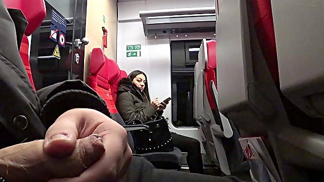 Flash dick in bus for different women