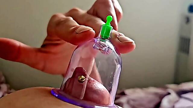 Pumping suck rock-hard My Pierced puffies