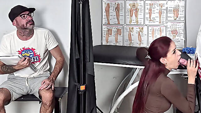 Wife gets her bum shot from behind her dispelled cuckold!