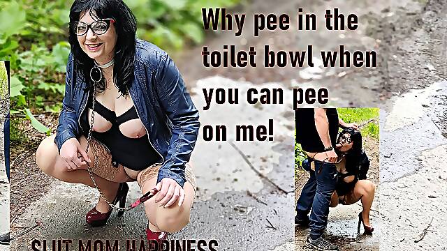 Why Pee in the Toilet Bowl When You Can Pee on Me!