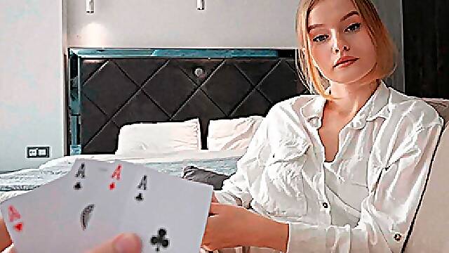 Stepsister Lost Her Pussy in a Card Game