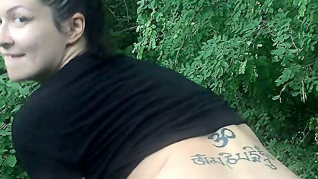 Quickie in the Forest Recorded with a Smartphone