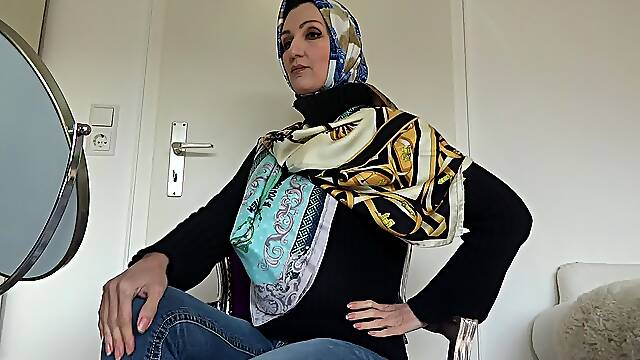 3 silk scarves - different stylings