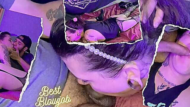 This sissy femboy trans cd has the best blowjob ever, BBC
