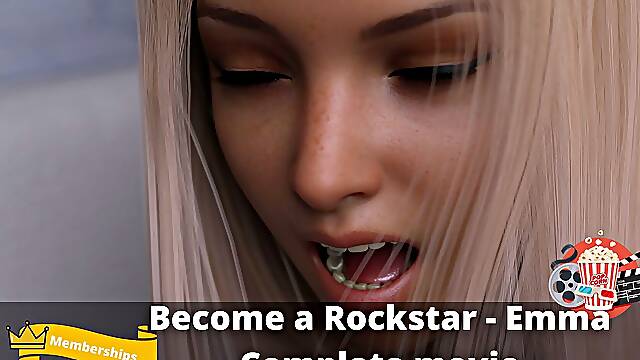 I really love when you do this to my pussy...(Become a Rockstar - Emma - Complete movie)