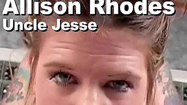 Allison Rhodes & Jesse: suck, fuck, facial