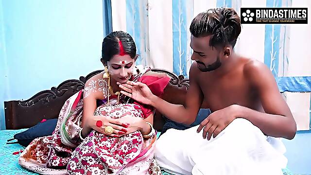 Newly married Bengali couple's hardcore sex