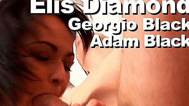 Elis Diamond & Georgio Black & Adam Black bisexual suck fuck anal cumshot