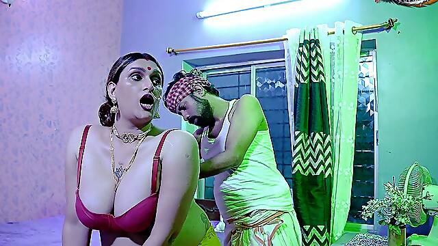 Desi servant and local madam with big breasts get banged like this, never seen before (Bengali dirty talk)