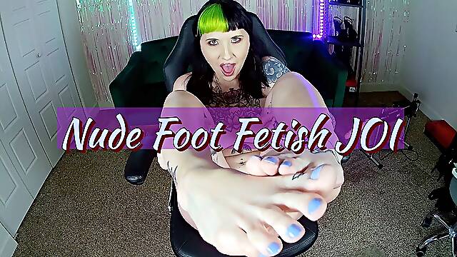Nude Foot Fetish JOI Cum Countdown