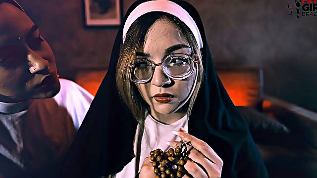 Madalena Nun Is No Longer Immaculate - Madalena's Third Film, the Most Naughty Brazilian Nun You've Ever Seen!