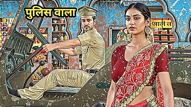 Indian Police Officer Fucked Desi Bhabhi in Police Station