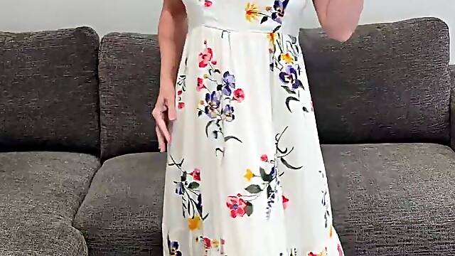 A Redhead in a Dress