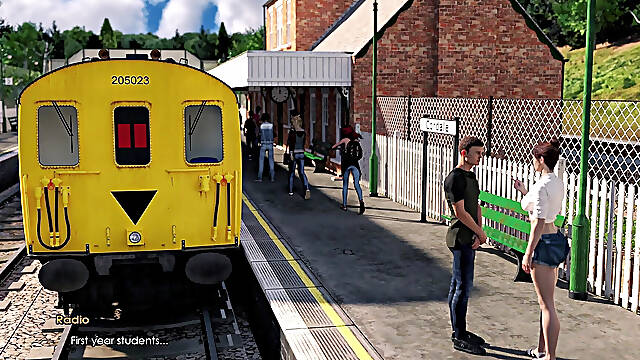 Lust Academy 3 - James Having Fun with Haley in the Train (full Gameplay)