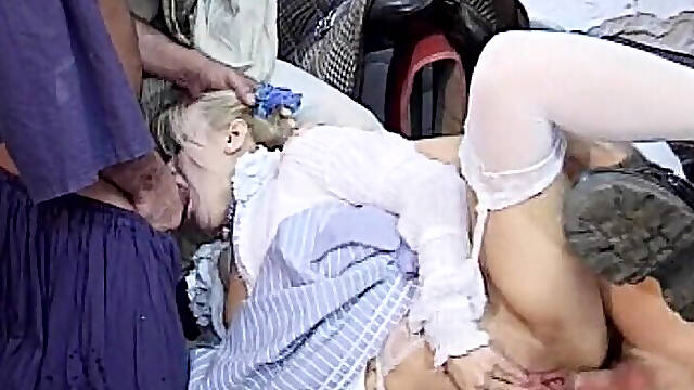 Vintage French Orgy with Several Amazing Sluts