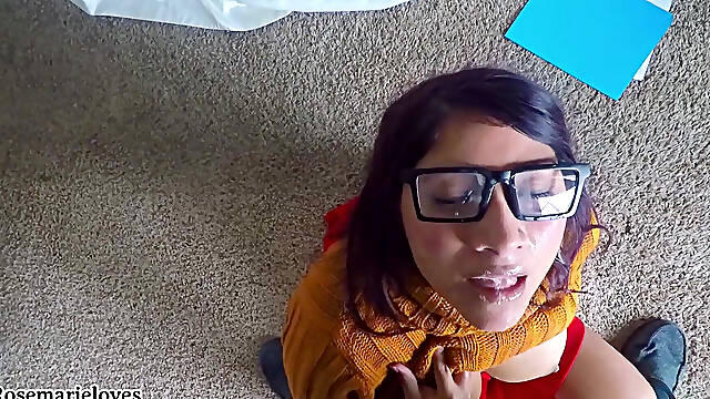 Cumshot Compilation Facial, in Mouth, Glasses, & Lactating