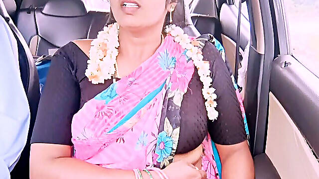 Desi Bhabi Betrays Her Husband by Going on Secret Long Drives with His Younger Stepbrother