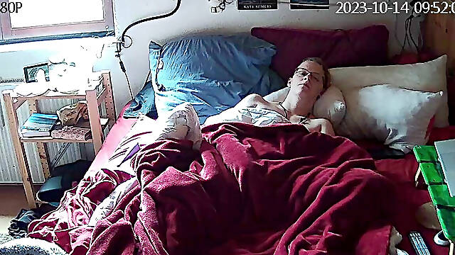 Caught milf masterbating on cam