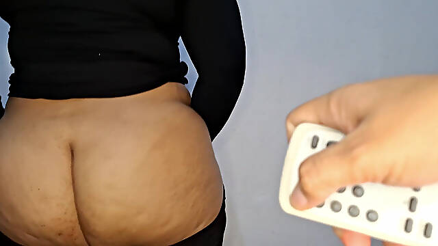 Big Ass Latina Girl Gets Remote Controlled