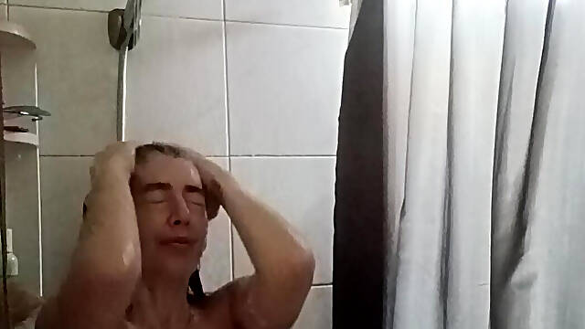 MILF Taking a Shower