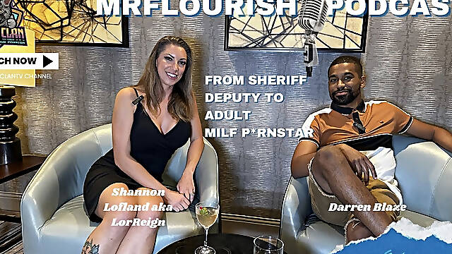 Mrflourish Podcast 'an Evening Affair' Guest Lady Lorreign and Darren Blaze