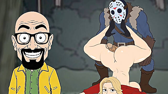 Jason Fucks Married MILF Skyler. Cartoon Parody