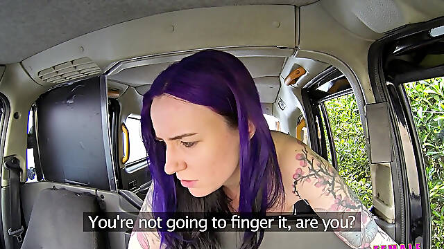 Female Fake Taxi - Hot Emo Chick Tastes Driver's Pussy