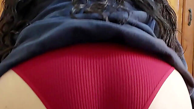Her Ass Looks so Adorable in Red Panties, and That Makes Me Really Hard.