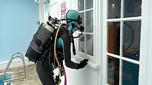 Scuba Agent Lucy Returns Underwater Diver Searches for Secret Device