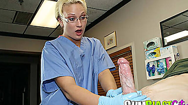 Horny Nurse Gets Wet by Young Patient