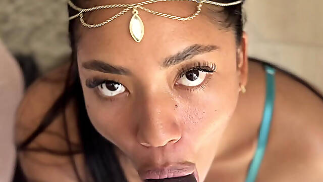 Indian Girl Gives Me a Delicious Blowjob