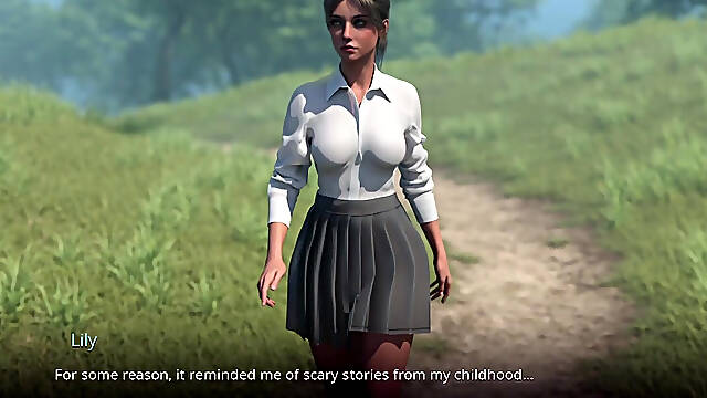 Village Slut Tranformation - Busty Dirty Blonde University Girl Gets Lost in a Strange Village