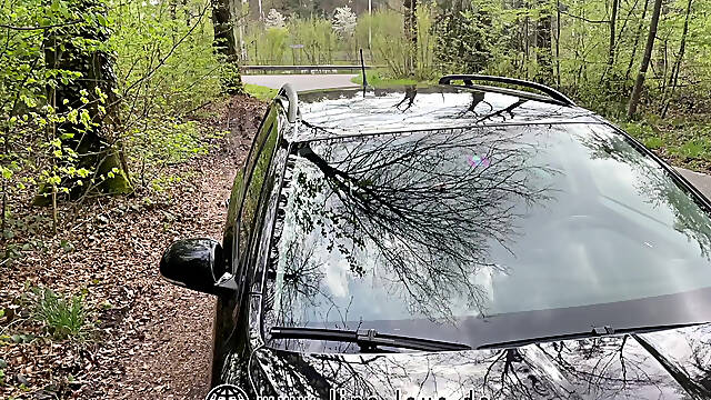 Breaking a Taboo at the Parking Lot Meeting!! Fucked and Crampied in by Strangers!!