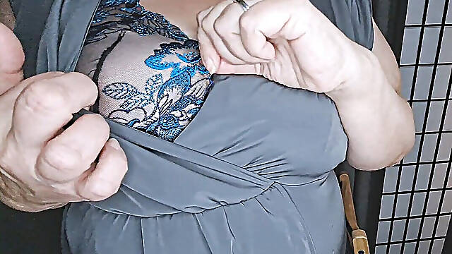 Is This Sexy Underwear Too Kinky for the Office BBW MILF GILF Big Tits Mature