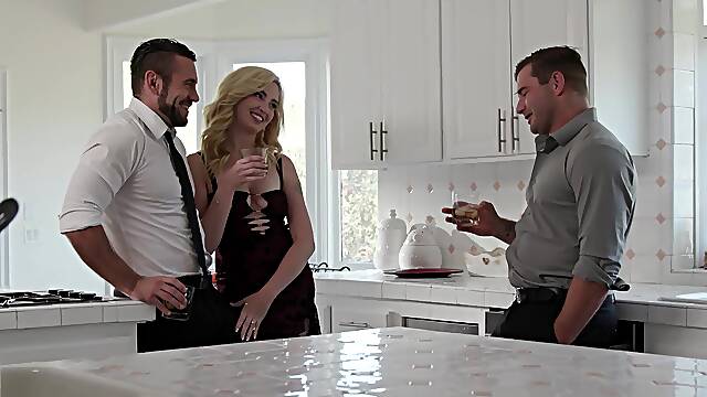 Lexi Lore's wild threesome with Dante Colle & Nathan Bronson